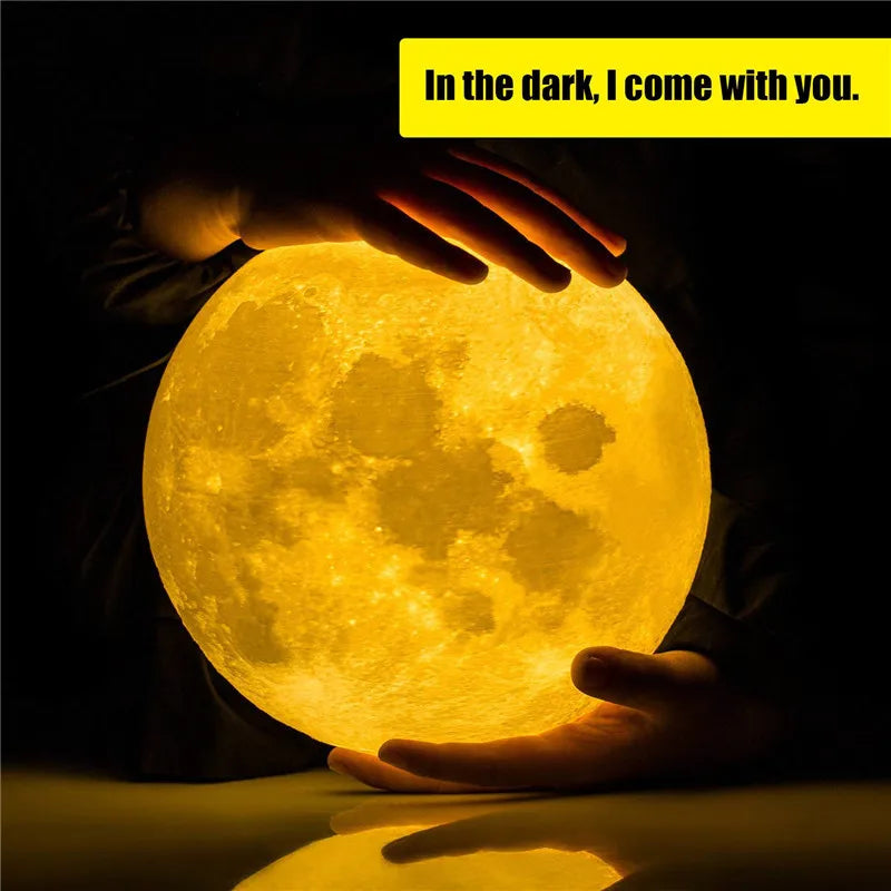 Moon Lamp – LED Night Light with Soft Glow