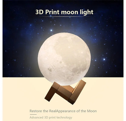 Moon Lamp – LED Night Light with Soft Glow