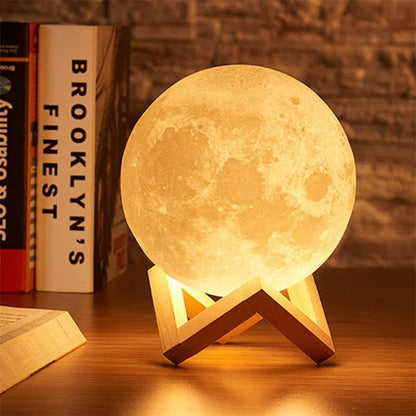 Moon Lamp – LED Night Light with Soft Glow