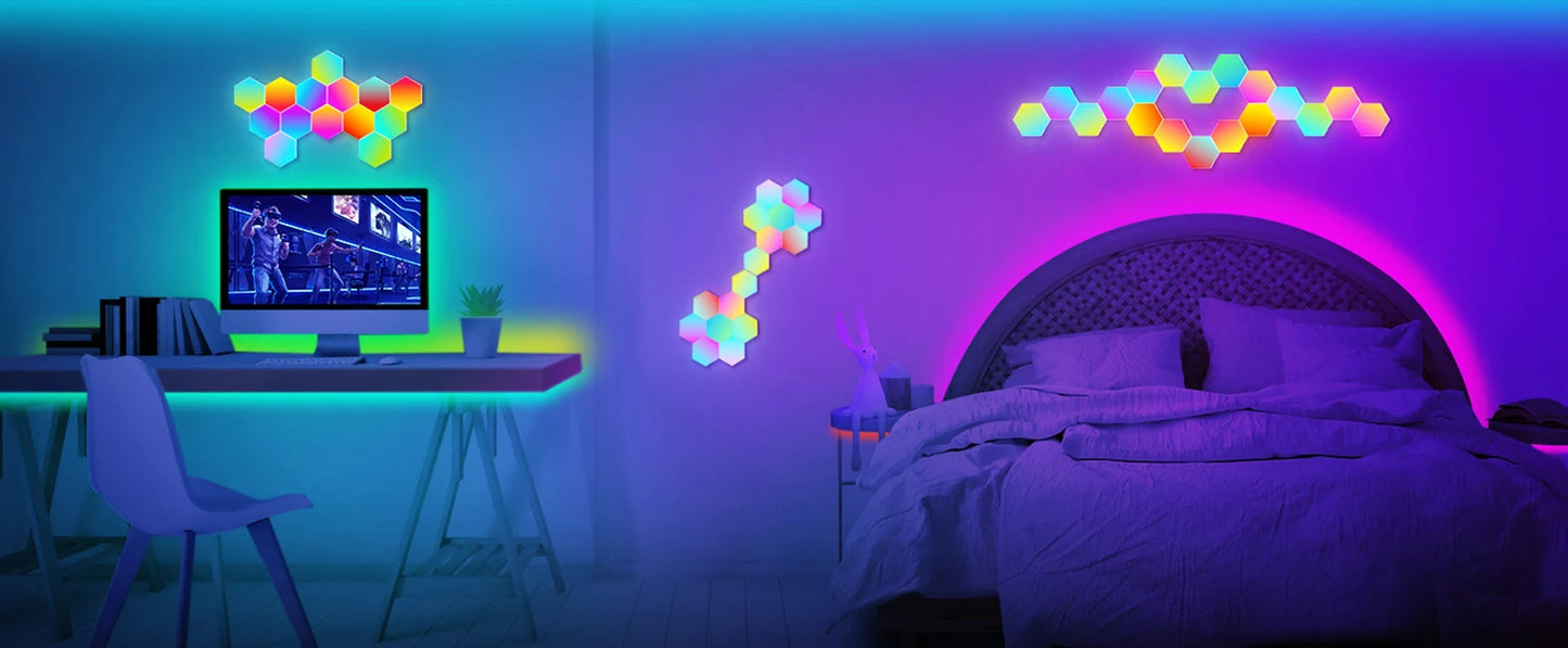 Smart Hex Wall Lights