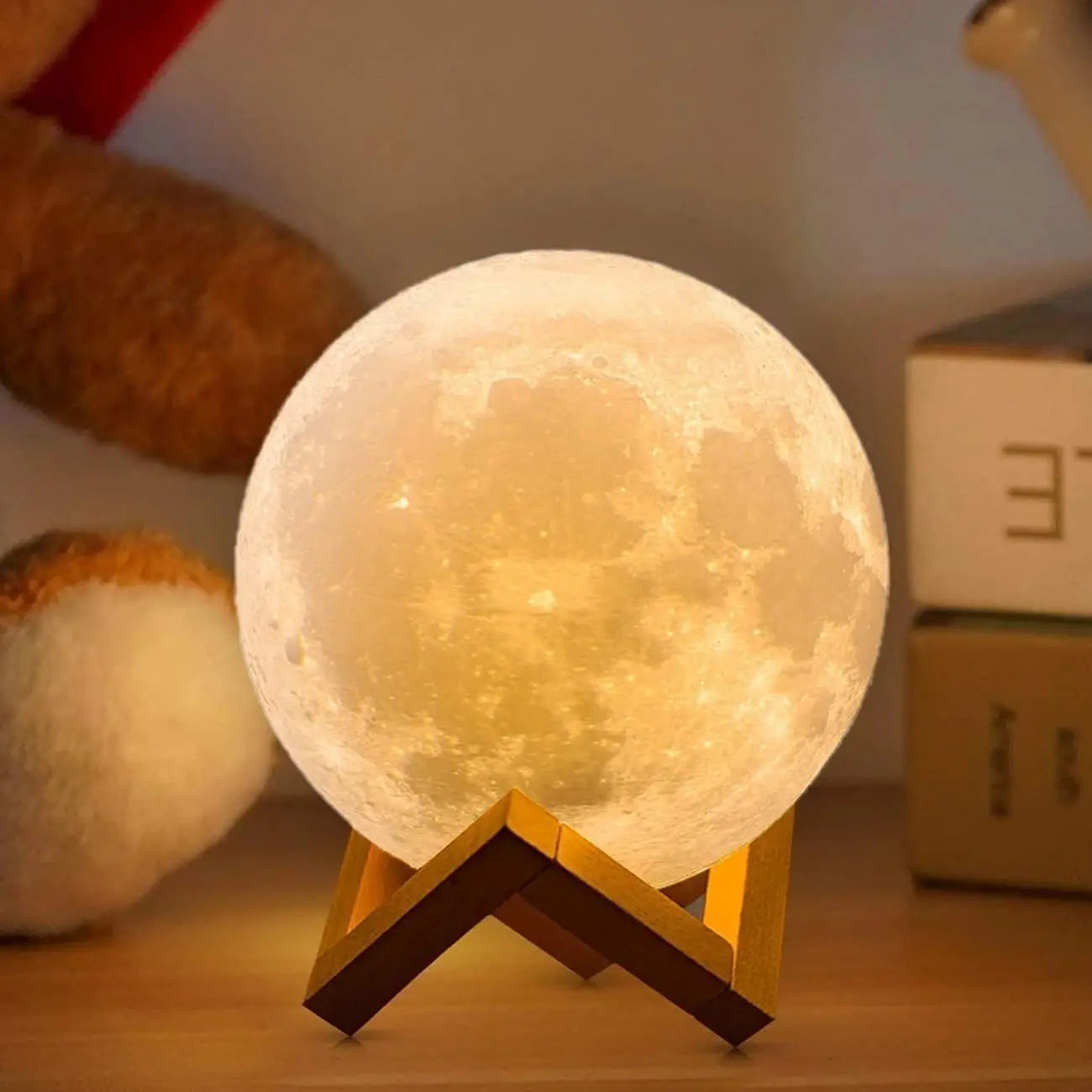 Moon Lamp – LED Night Light with Soft Glow