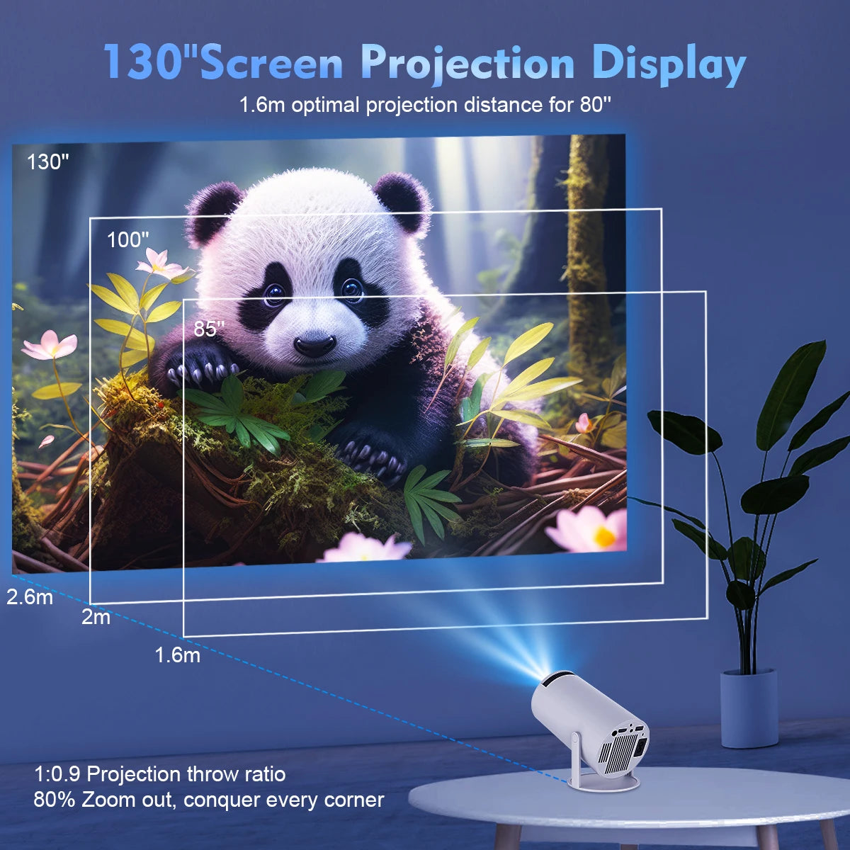 Portable 4K Projector