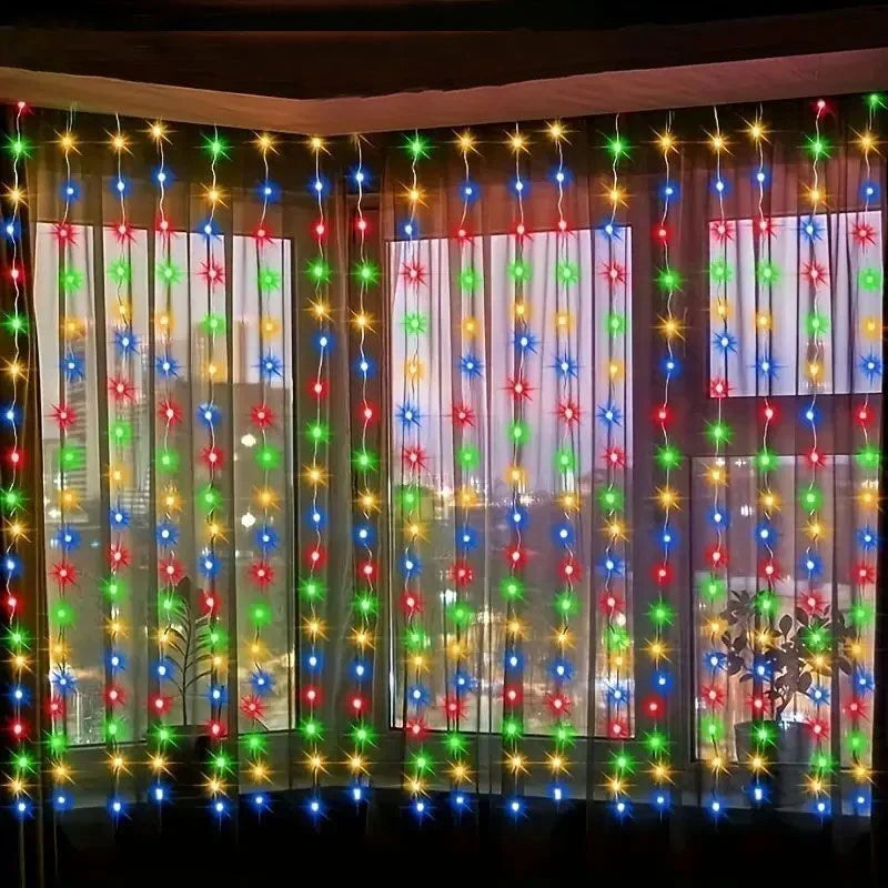 LED Curtain String Lights – Warm & Cozy Decorative Lighting