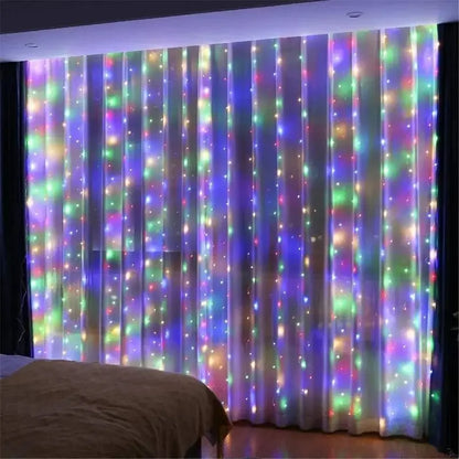 LED Curtain String Lights – Warm & Cozy Decorative Lighting