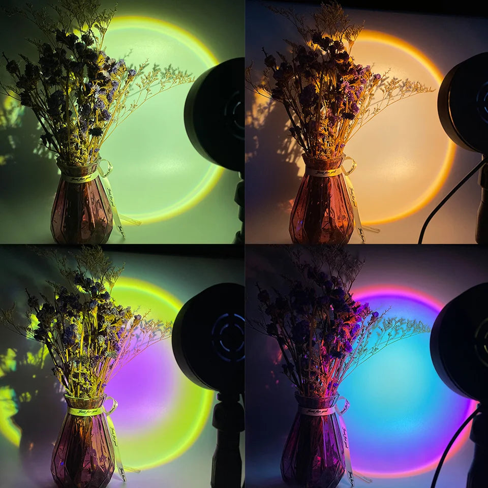 Sunset Lamp – 360° Rotatable Mood Lighting