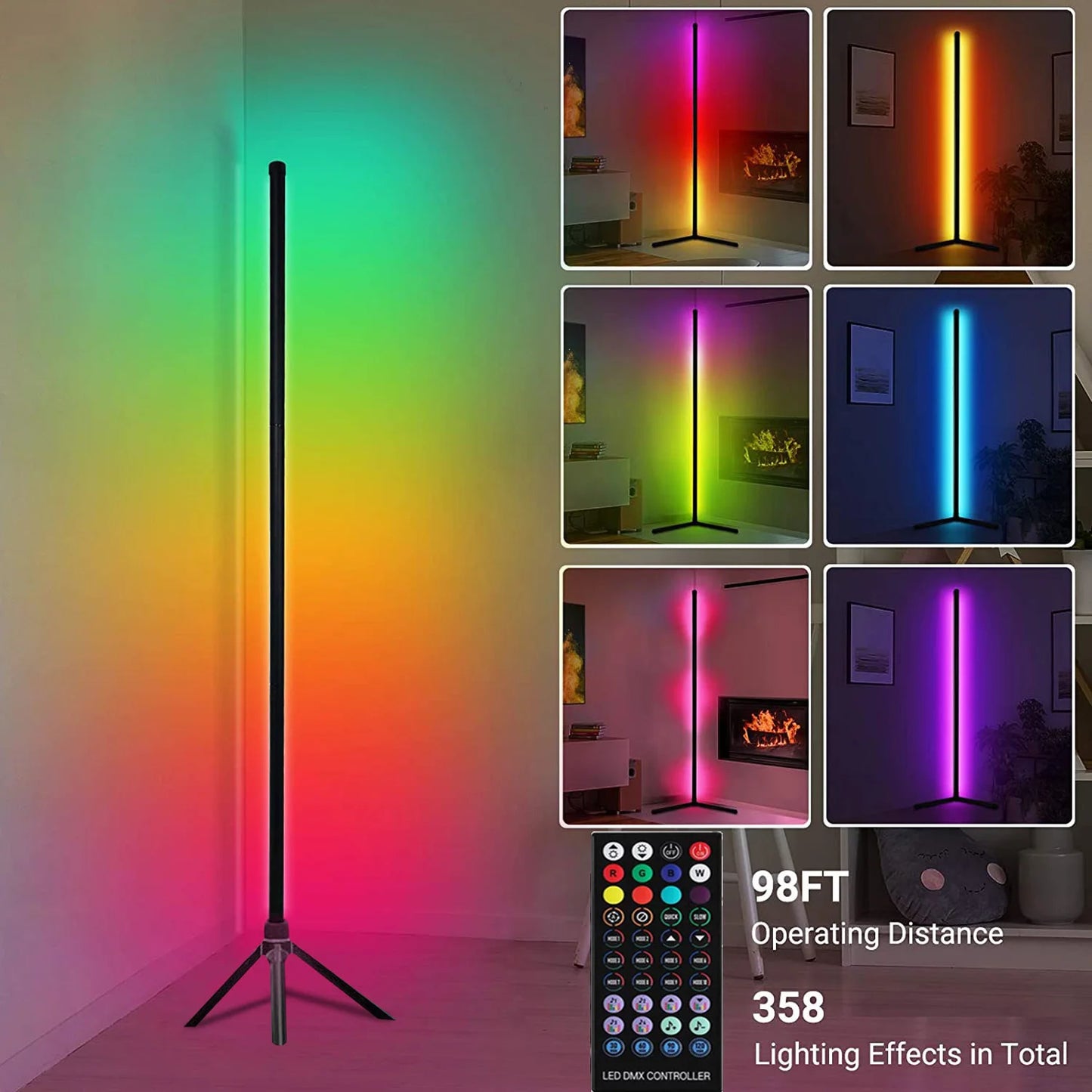 Sound Reactive LED Light Bar – Smart Mood Lighting