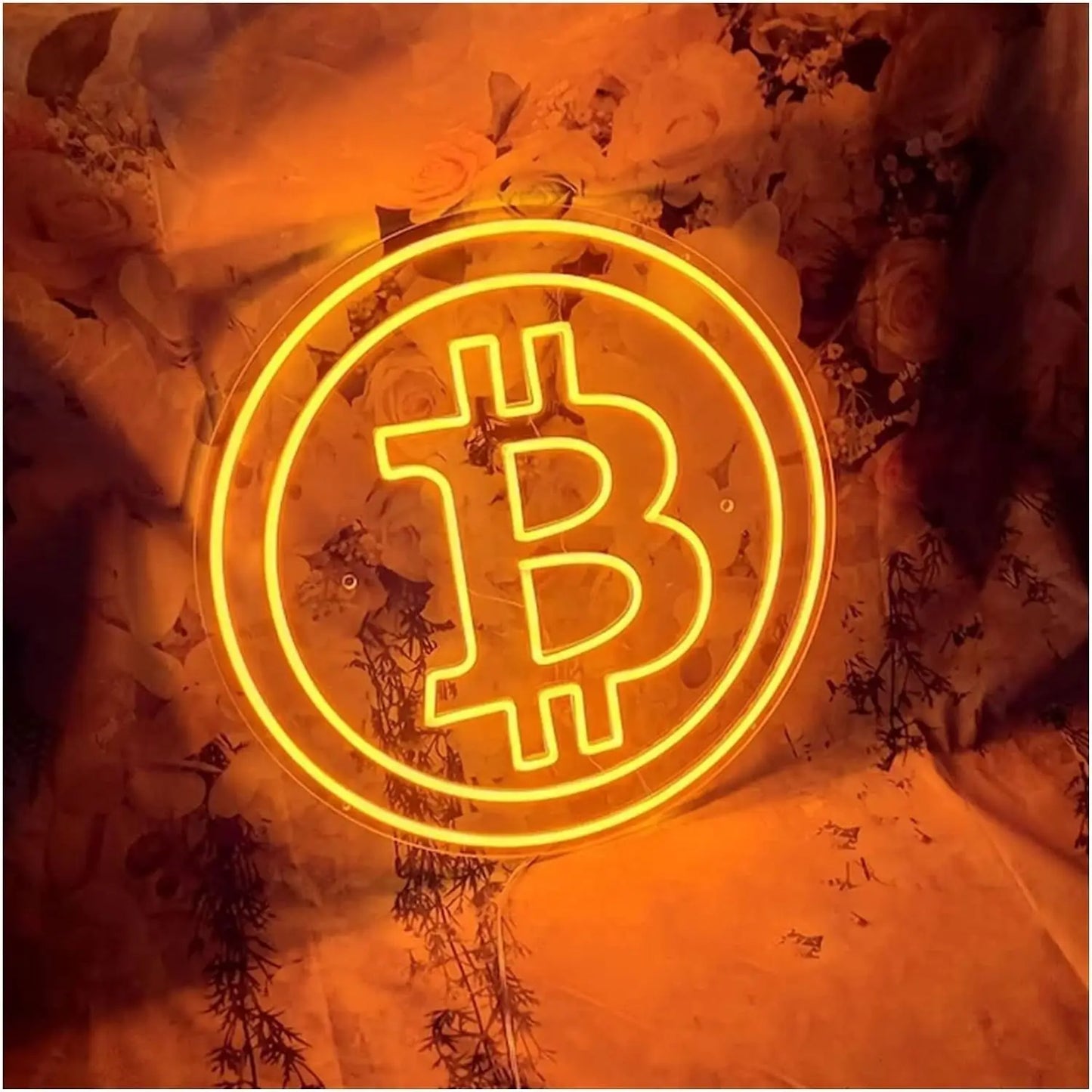 Bitcoin LED Neon Sign – Crypto Desk & Wall Light