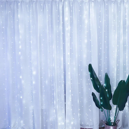 LED Curtain String Lights – Warm & Cozy Decorative Lighting