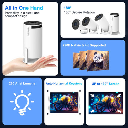 Portable 4K Projector