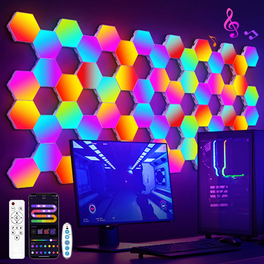 Smart Hex Wall Lights